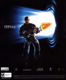 TimeSplitters: Future Perfect - Advertisement Flyer - Front (North America) - 1904x2290