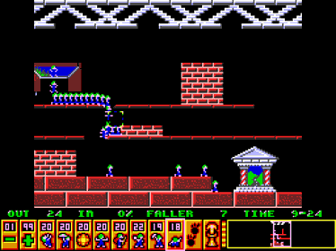 Oh No! More Lemmings - Screenshot - Gameplay (Europe) - 512x384