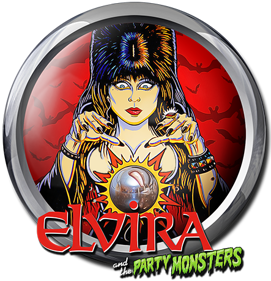 Elvira and the Party Monsters - Fanart - Cart - Front (World) - 443x459