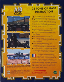 A-10 Tank Killer - Box - Back (Europe) - 2015x2560