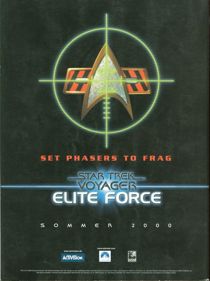 Star Trek: Voyager: Elite Force - Advertisement Flyer - Front (Germany) - 598x800