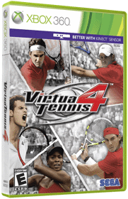 Virtua Tennis 4 - Box - 3D (North America) - 567x878