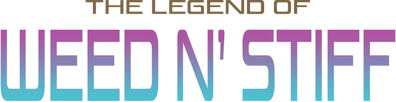 The Legend of Weed N' Stiff - Clear Logo (North America) - 3885x1000