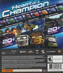 Cars 3: Driven to Win - Box - Back (North America) - 1003x1164