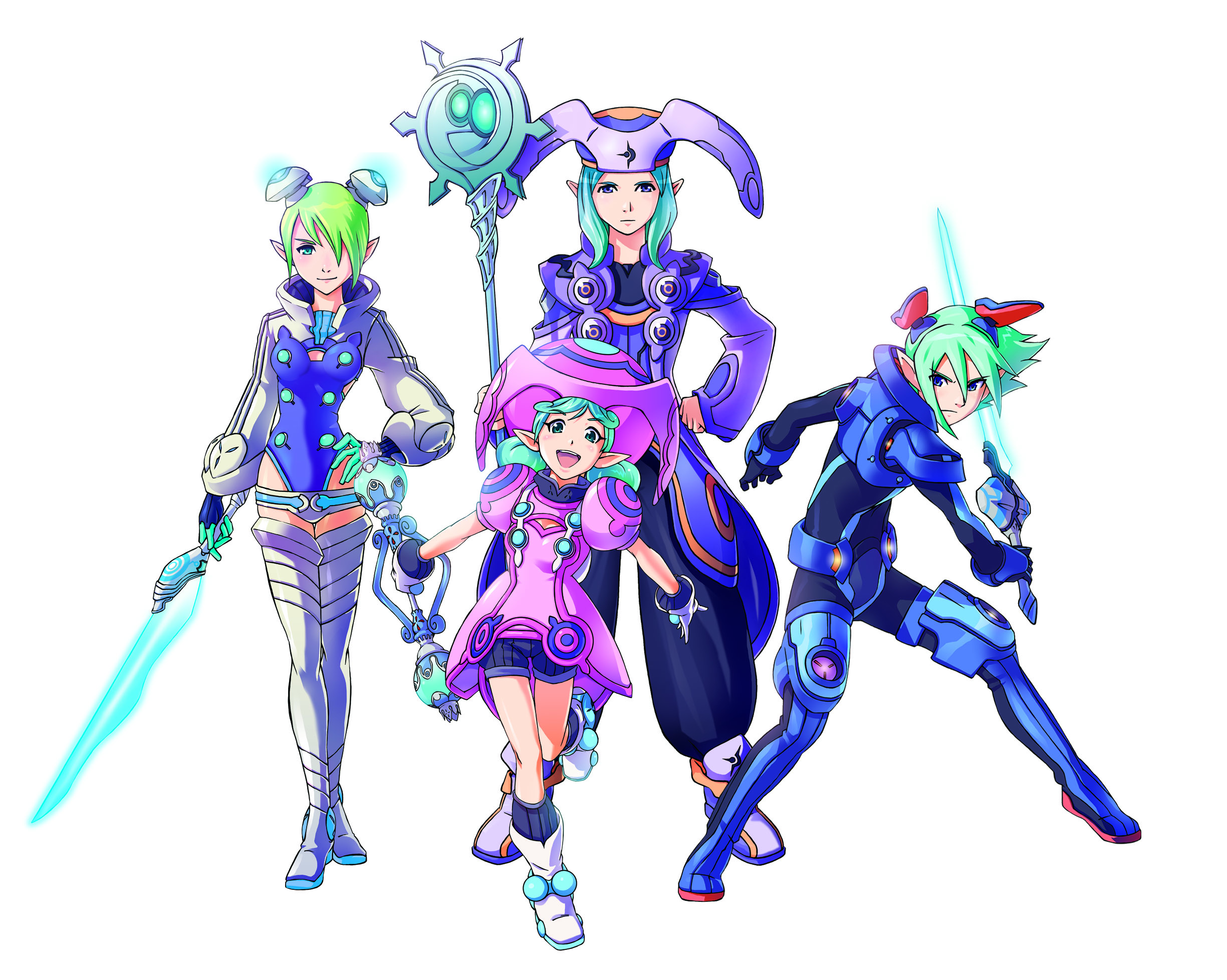 Illustration of Phantasy Star 0