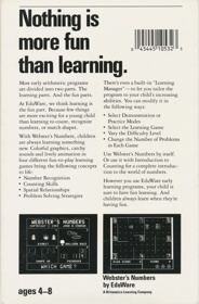 Webster's Numbers - Box - Back (North America) - 460x700