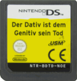 Der Dativ ist dem Genitiv sein Tod - Cart - Front (Germany) - 318x335