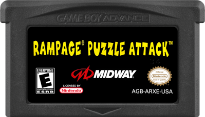 Rampage Puzzle Attack - Cart - Front (North America) - 1000x574