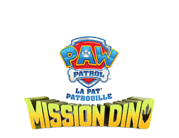 PAW Patrol: Dino World - Clear Logo (France) - 7000x5400