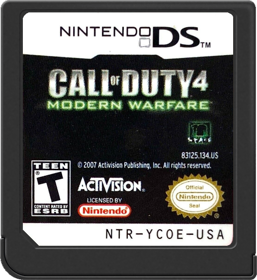 Call of Duty 4: Modern Warfare - Cart - Front (North America) - 517x564