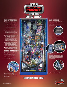 Star Wars: Fall of the Empire - Advertisement Flyer - Back (World) - 850x1100