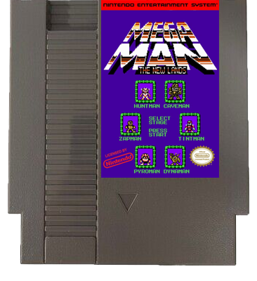 Mega Man 1: The New Lands - Cart - Front (North America) - 366x400