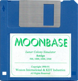 Moonbase: Lunar Colony Simulator - Disc (Europe) - 800x833