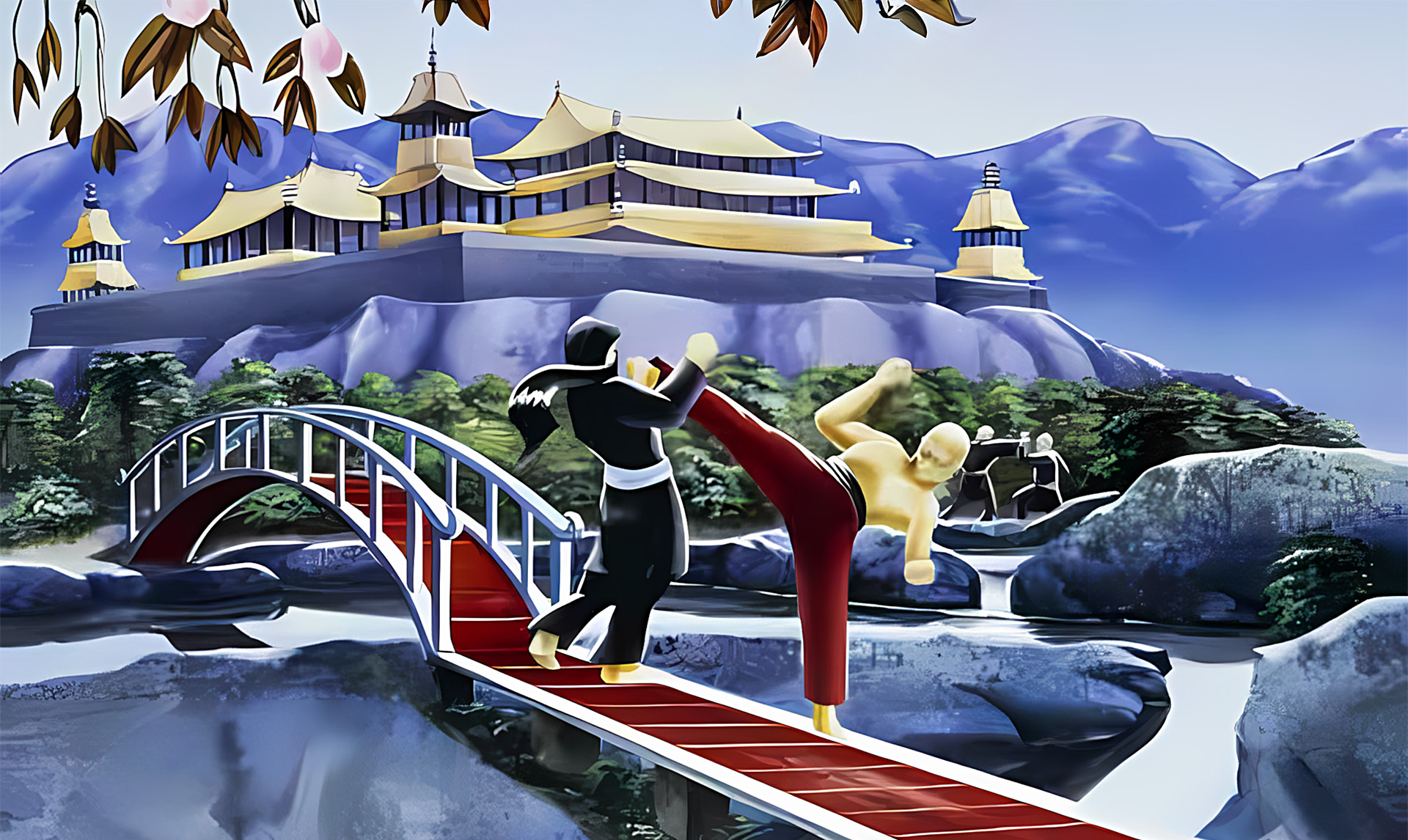 Illustration of Chambers of Shaolin