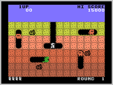 Dig Dug - Screenshot - Gameplay (North America) - 256x192
