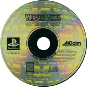 WWF WrestleMania: The Arcade Game - Disc (North America) - 600x600