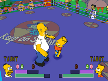 The Simpsons Wrestling - Screenshot - Gameplay (World) - 640x480
