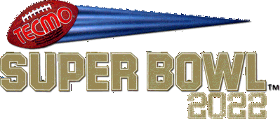 Tecmo Super Bowl 2022 SBlueman Edition - Clear Logo (United States) - 1425x700