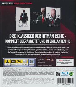 Hitman HD Trilogy - Box - Back (Germany) - 600x687
