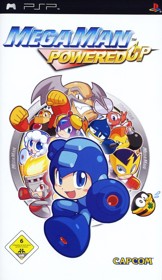 Mega Man Powered Up - Box - Front (Germany) - 563x972