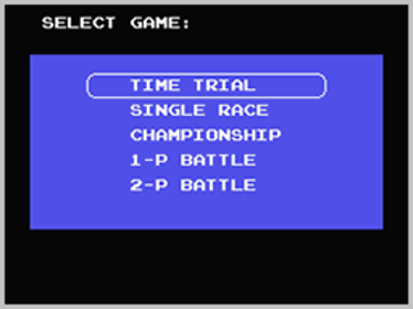 Burn Rubber - Screenshot - Game Select (World) - 256x192