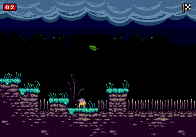 Mega Slow Mole - Screenshot - Gameplay (World) - 320x224