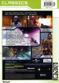 The Chronicles of Riddick: Escape from Butcher Bay - Box - Back (Europe) - 568x800