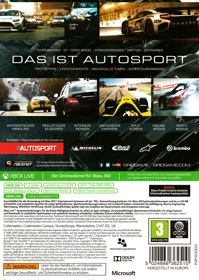 GRID Autosport - Box - Back (Germany) - 3037x4274