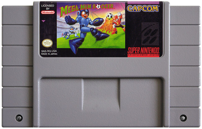 Mega Man Soccer - Cart - Front (North America) - 811x518