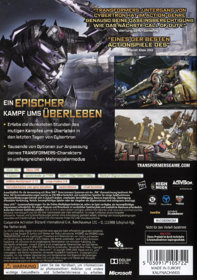 Transformers: Fall of Cybertron - Box - Back (Germany) - 600x853