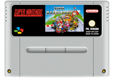 Super Mario Kart - Cart - Front (Spain) - 811x560