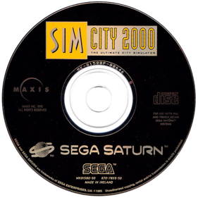 SimCity 2000 - Disc (Europe) - 803x803