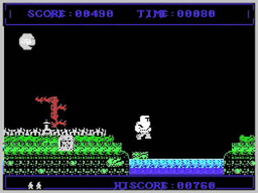 Ghost'n Zombies: A Quest for a Rose - Screenshot - Gameplay (World) - 256x192