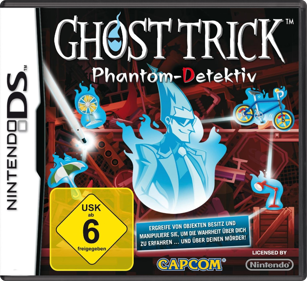Ghost Trick: Phantom Detective - Box - Front - Reconstructed (Germany) - 774x708