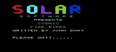 Cosmic Fire Birds - Screenshot - Game Title (Europe) - 520x234