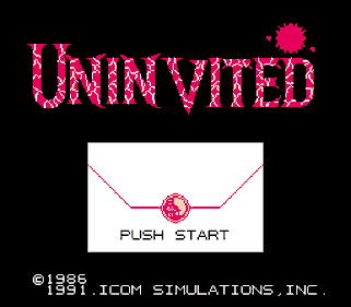 Uninvited - Screenshot - Game Title (North America) - 256x224