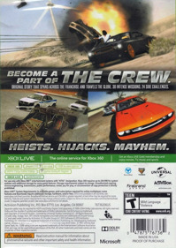 Fast & Furious: Showdown - Box - Back (North America) - 1373x1937