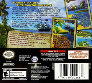 Jewels of the Tropical Lost Island - Box - Back (North America) - 893x804