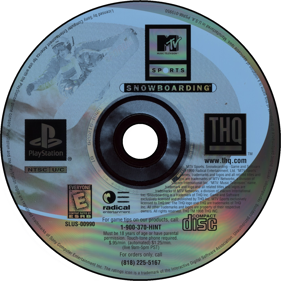 MTV Sports: Snowboarding - Disc (North America) - 1500x1500