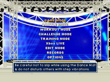 Dance Dance Revolution: Ultramix - Screenshot - Game Select (World) - 640x480