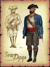 Sea Dogs - Fanart - Background (World) - 450x600