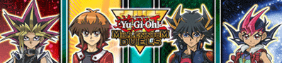Yu-Gi-Oh! Millennium Duels - Banner (World) - 420x95