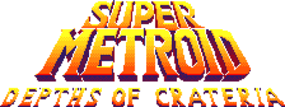 Super Metroid: Depths of Crateria - Clear Logo (World) - 2240x840