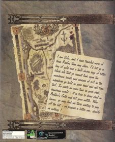 Baldur's Gate - Box - Back (United States) - 645x800