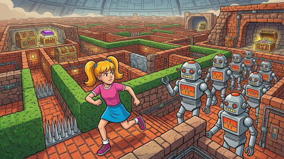 Coco and the Evil Robots - Fanart - Background (World) - 1920x1080