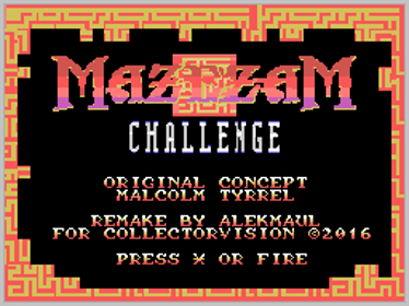 MazezaM Challenge - Screenshot - Game Title (World) - 256x192