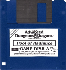 Pool of Radiance - Disc (United Kingdom) - 696x730