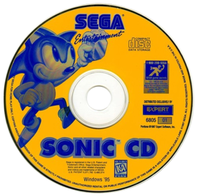 Sonic CD (2012) - Disc (North America) - 500x499