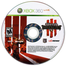 Unreal Tournament 3 - Disc (North America) - 900x900
