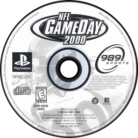NFL GameDay 2000 - Disc (North America) - 700x700